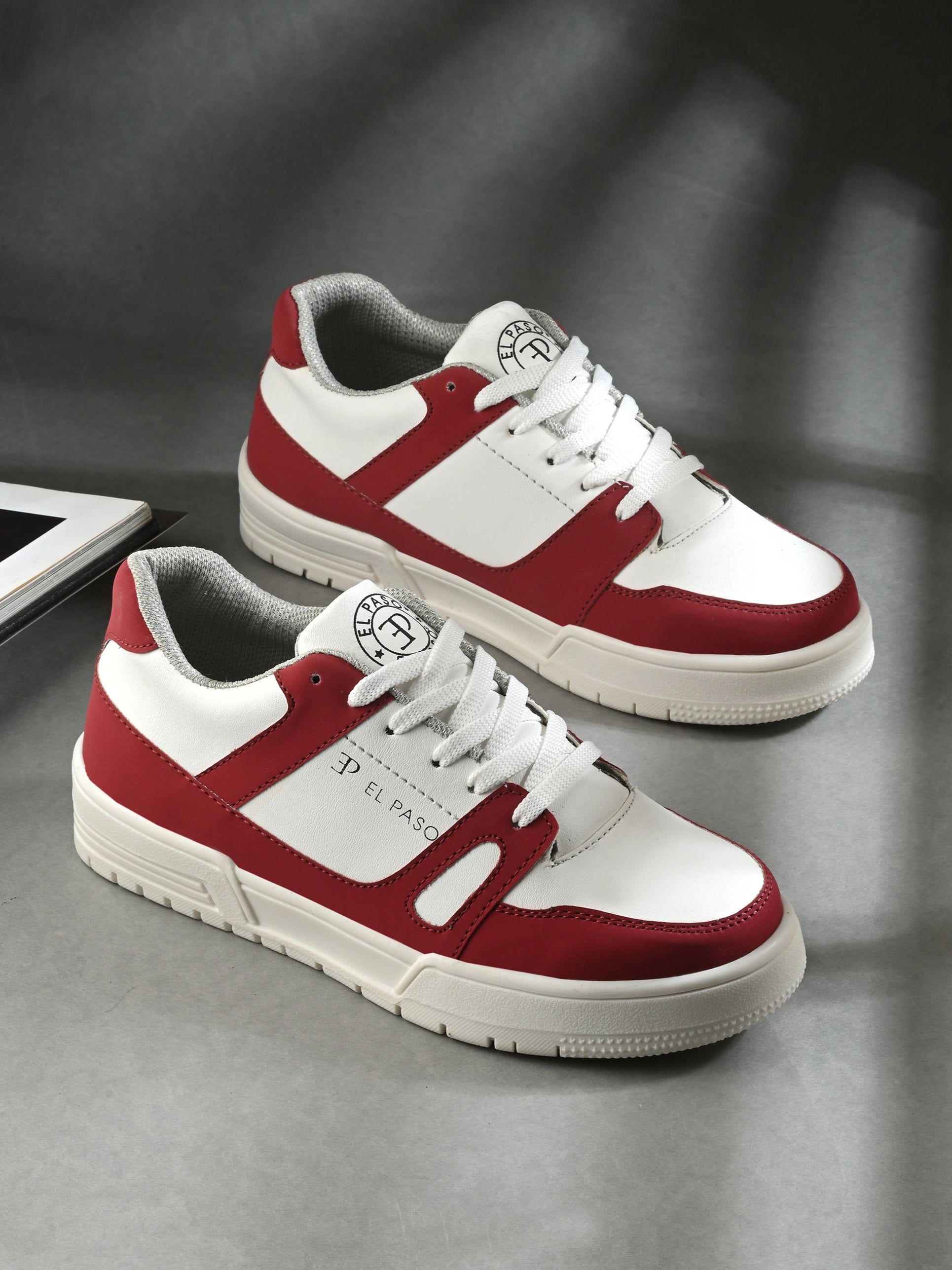 Lace-Up Platform Heel Sneakers