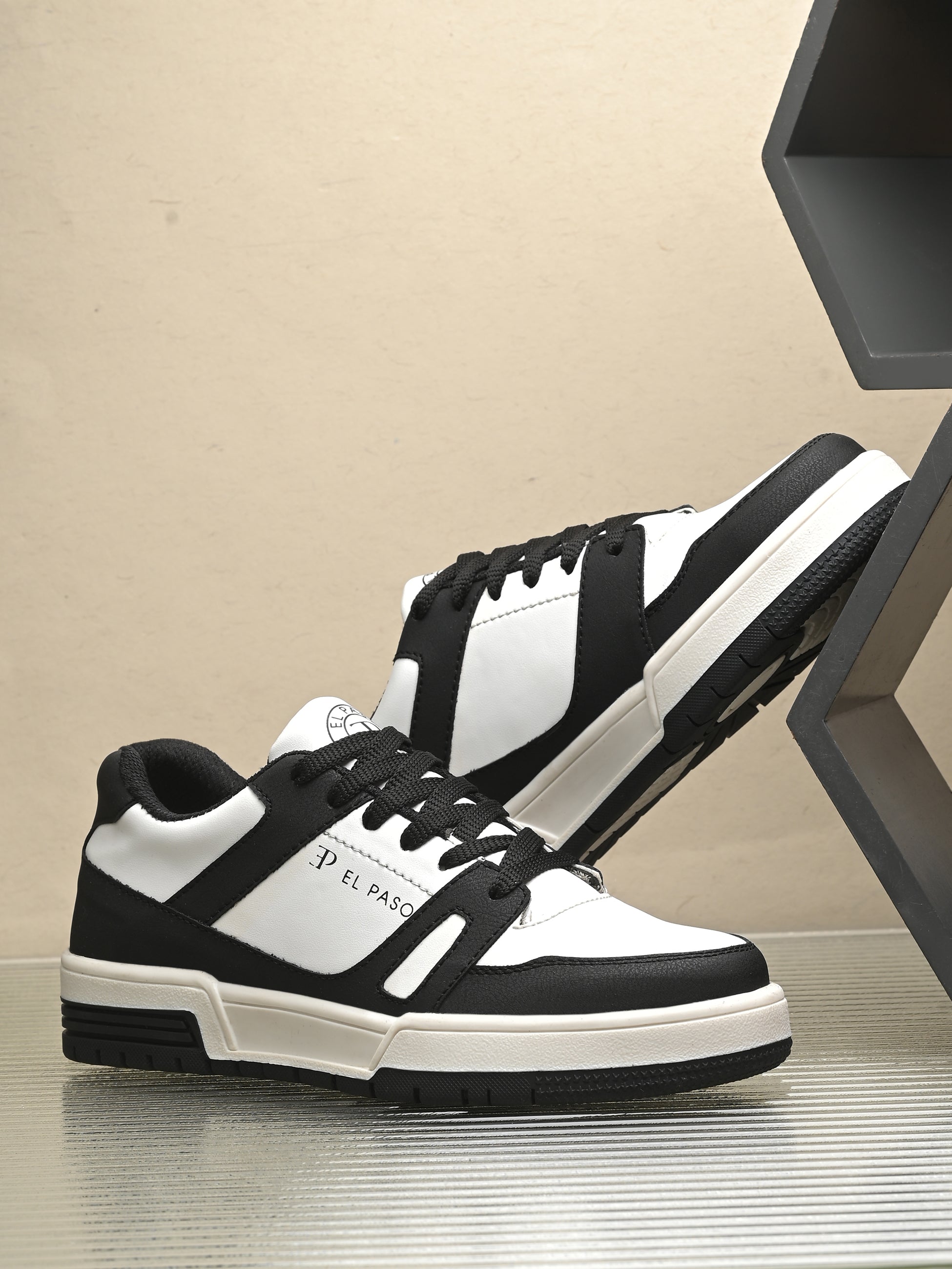 Lace-Up Platform Heel Sneakers