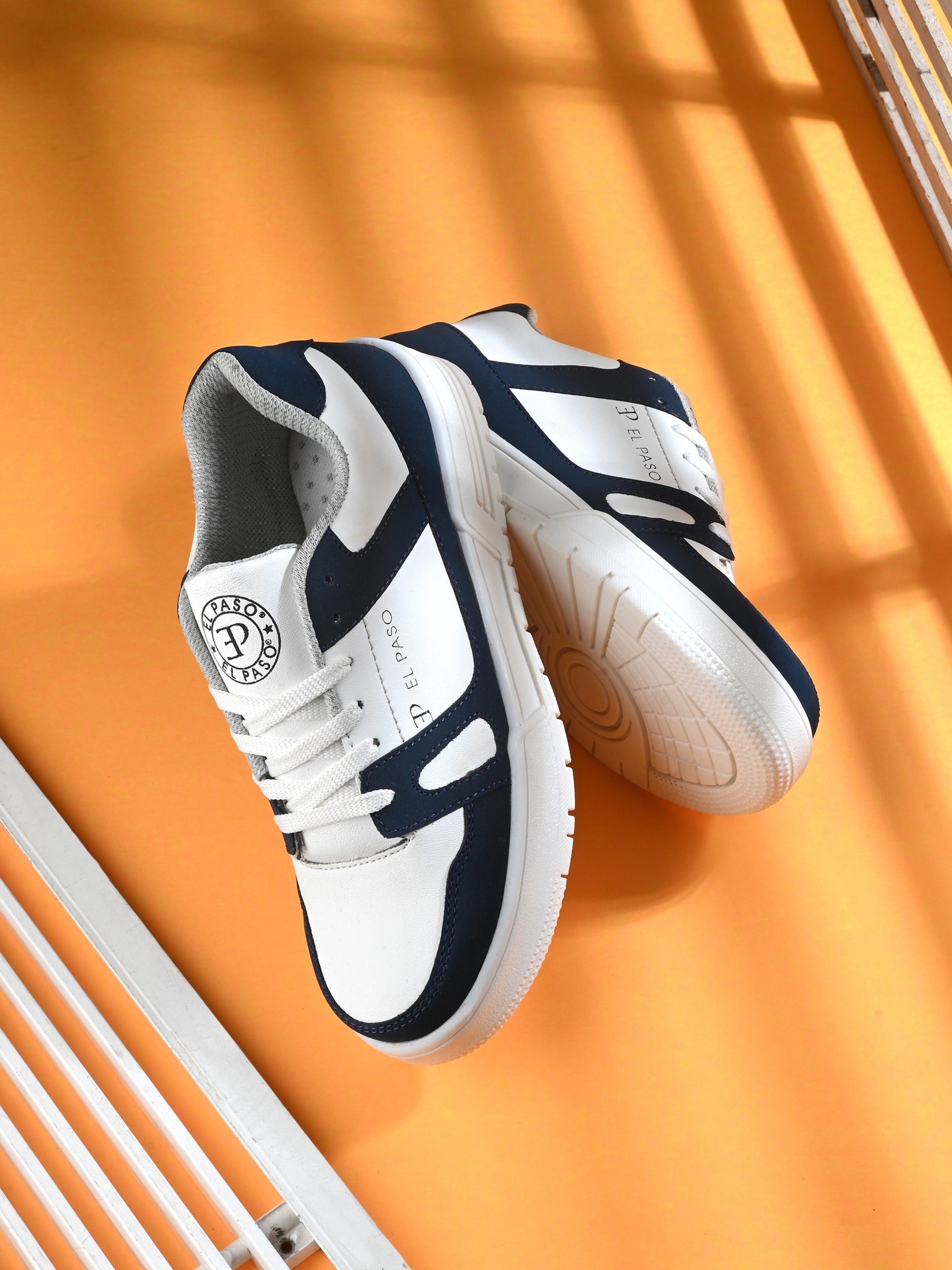 Lace-Up Platform Heel Sneakers
