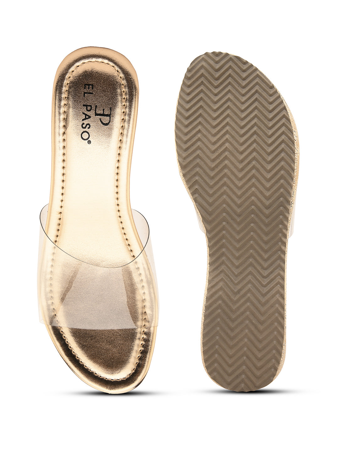 Transparent Slip-On Wedge Heels For Women