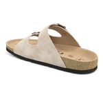 Off-White Men's casual buckle strap flat heel slip-on closure sandal