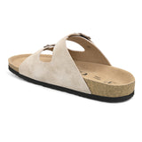 Off-White Men's casual buckle strap flat heel slip-on closure sandal