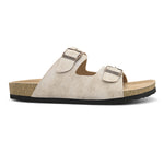 Off-White Men's casual buckle strap flat heel slip-on closure sandal