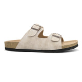 Off-White Men's casual buckle strap flat heel slip-on closure sandal