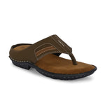 Brown Men's casual Flip-Flop slip-on sandal