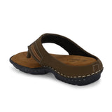 Brown Men's casual Flip-Flop slip-on sandal