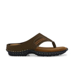 Brown Men's casual Flip-Flop slip-on sandal