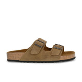 Camel Color Women's casual flat heel buckle strap sandal