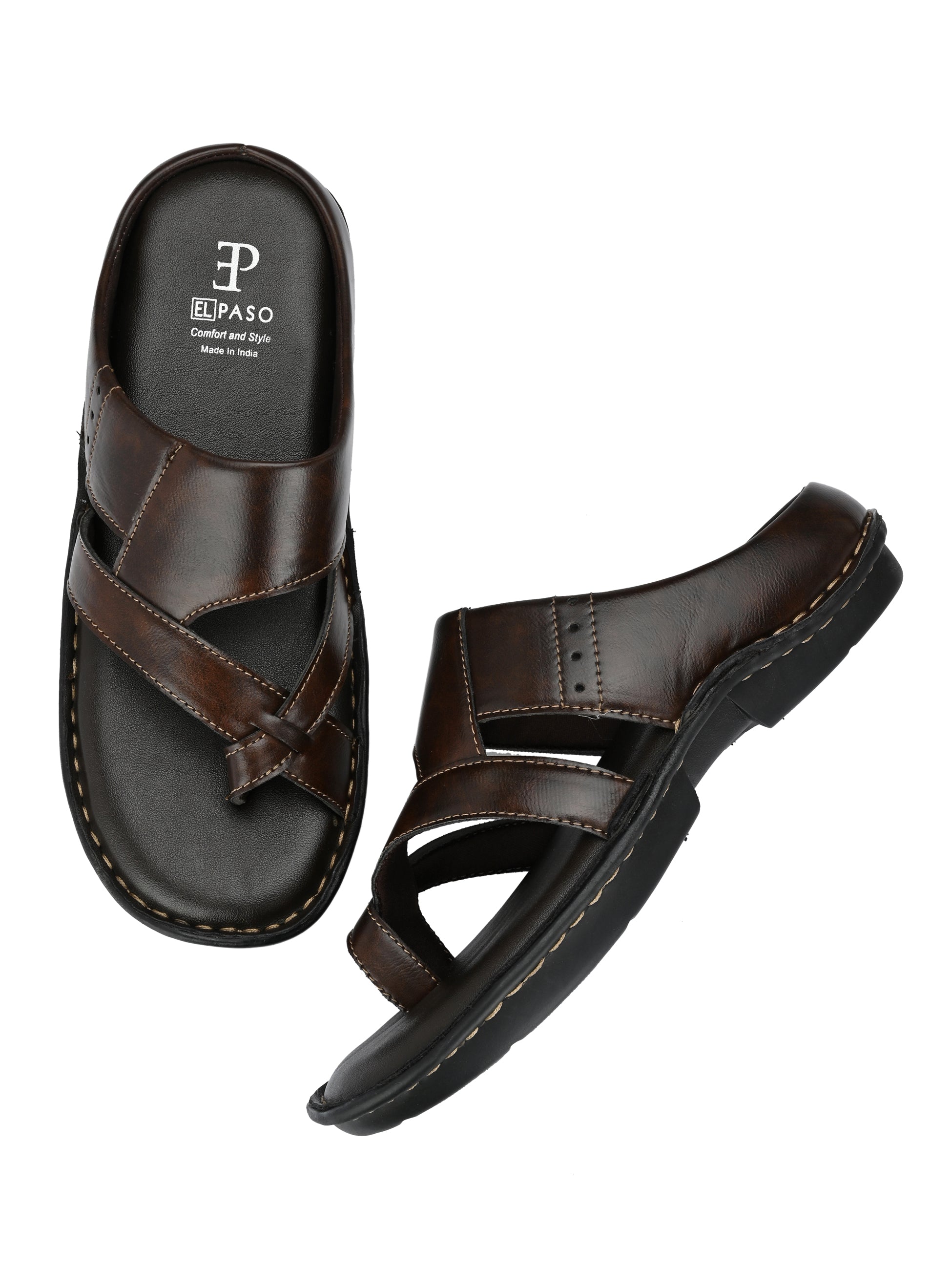 Espresso Elegance Thong Sandals - El Paso Fashion