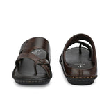 Espresso Elegance Thong Sandals - El Paso Fashion