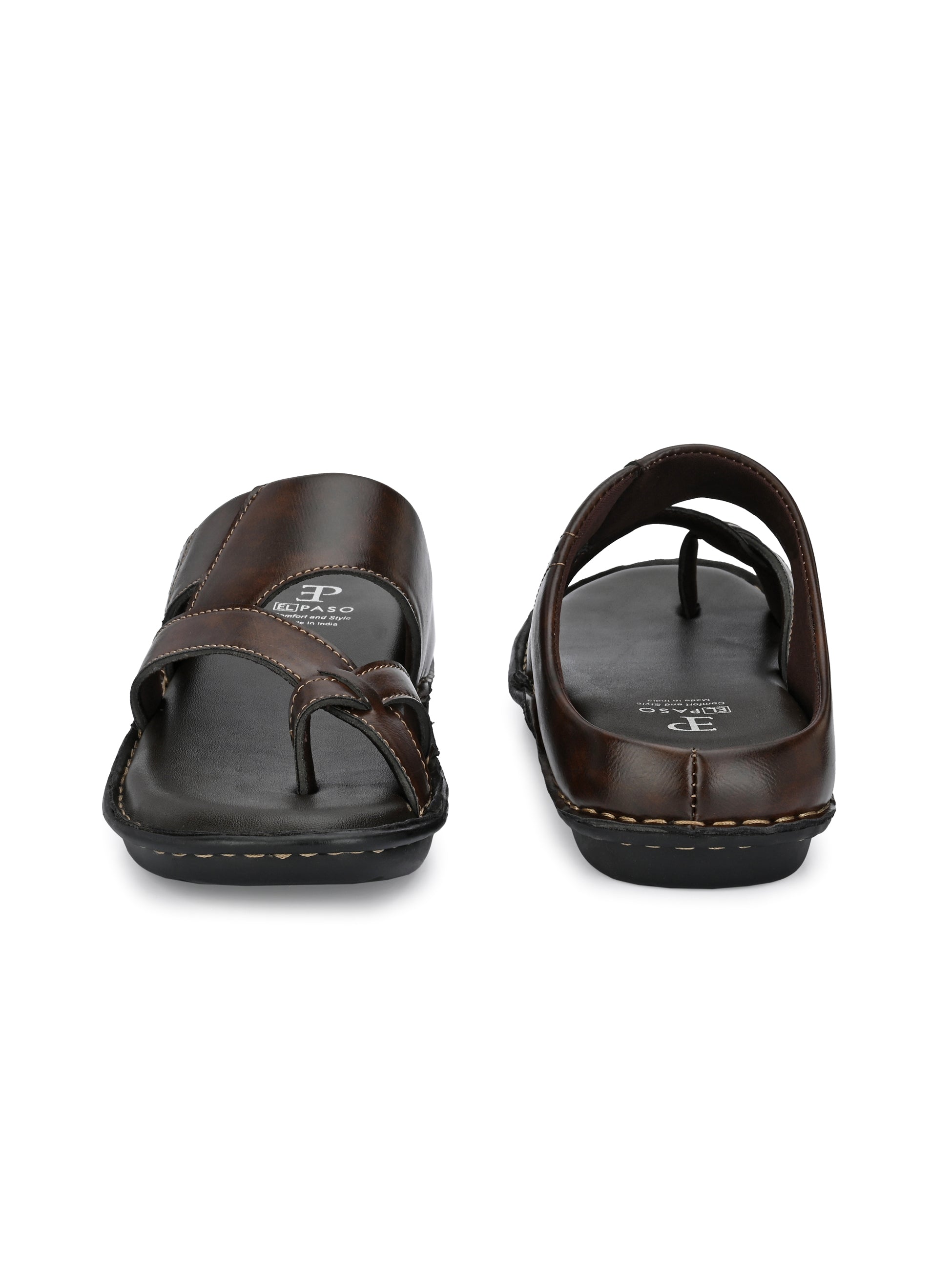 Espresso Elegance Thong Sandals - El Paso Fashion