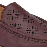 Maroon Casual Slip-On Moccasin For Women