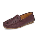 Maroon Casual Slip-On Moccasin For Women