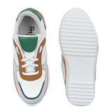 Colourful High Heel Platform Casual Lace-Up Sneakers