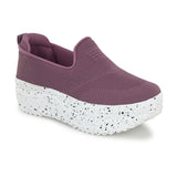 Pink Net Slip-On Sneakers
