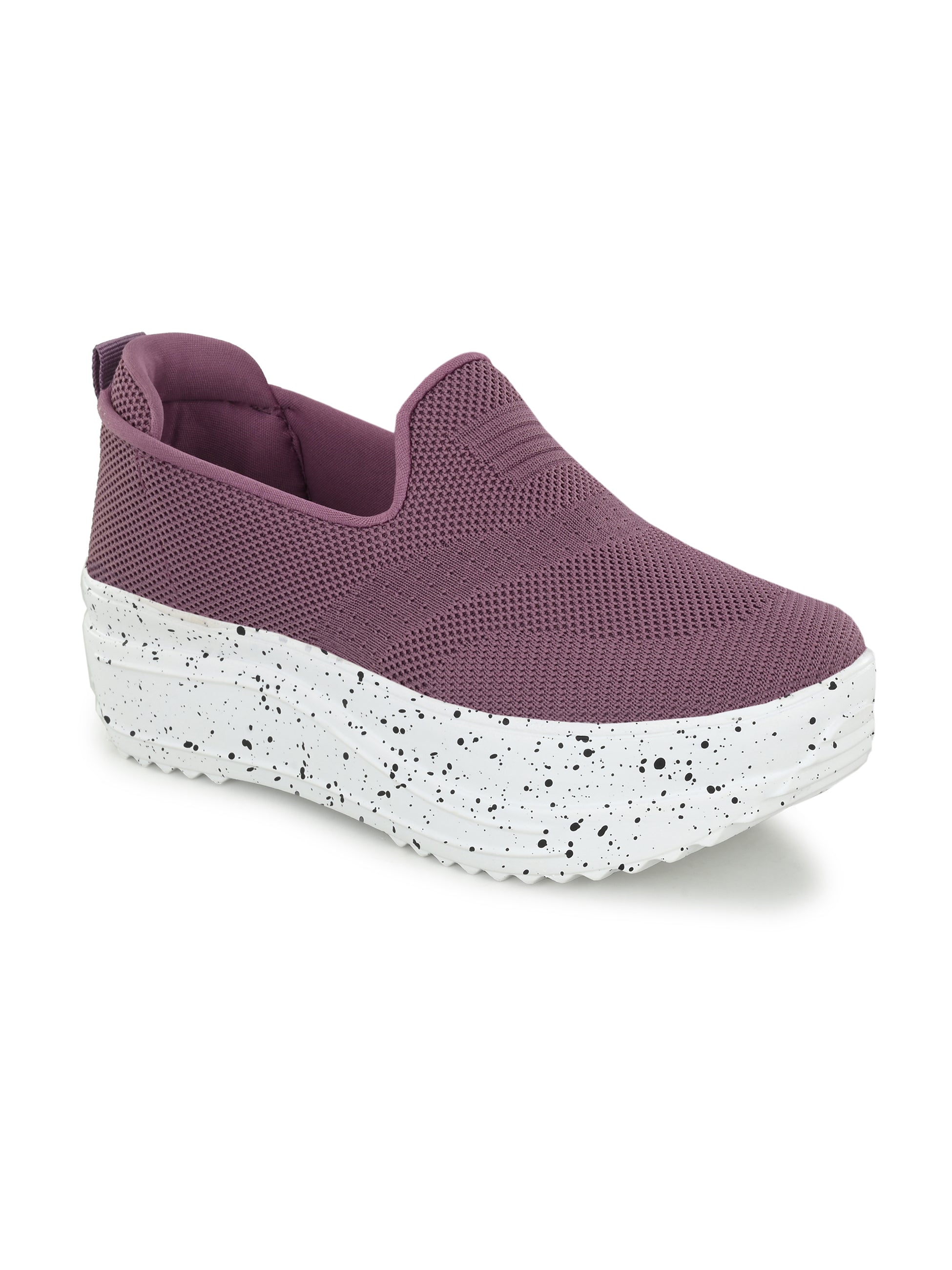 Pink Net Slip-On Sneakers
