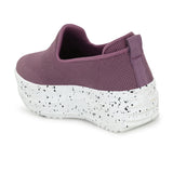 Pink Net Slip-On Sneakers