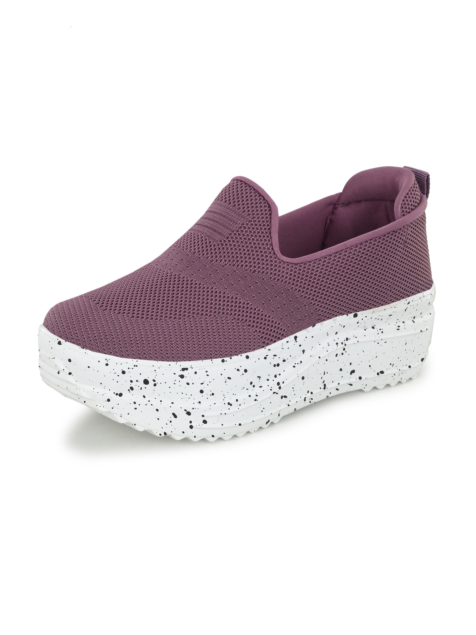 Pink Net Slip-On Sneakers