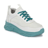 Blue Casual Lace-Up Trendy Sneakers
