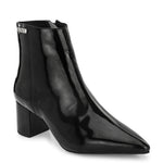 Pointed Toe Black Heel Boots For Women