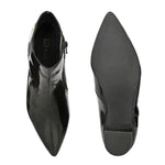 Pointed Toe Black Heel Boots For Women