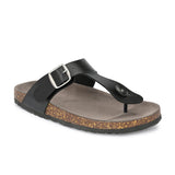 Black Men's Soft Footbed Sandal For Men