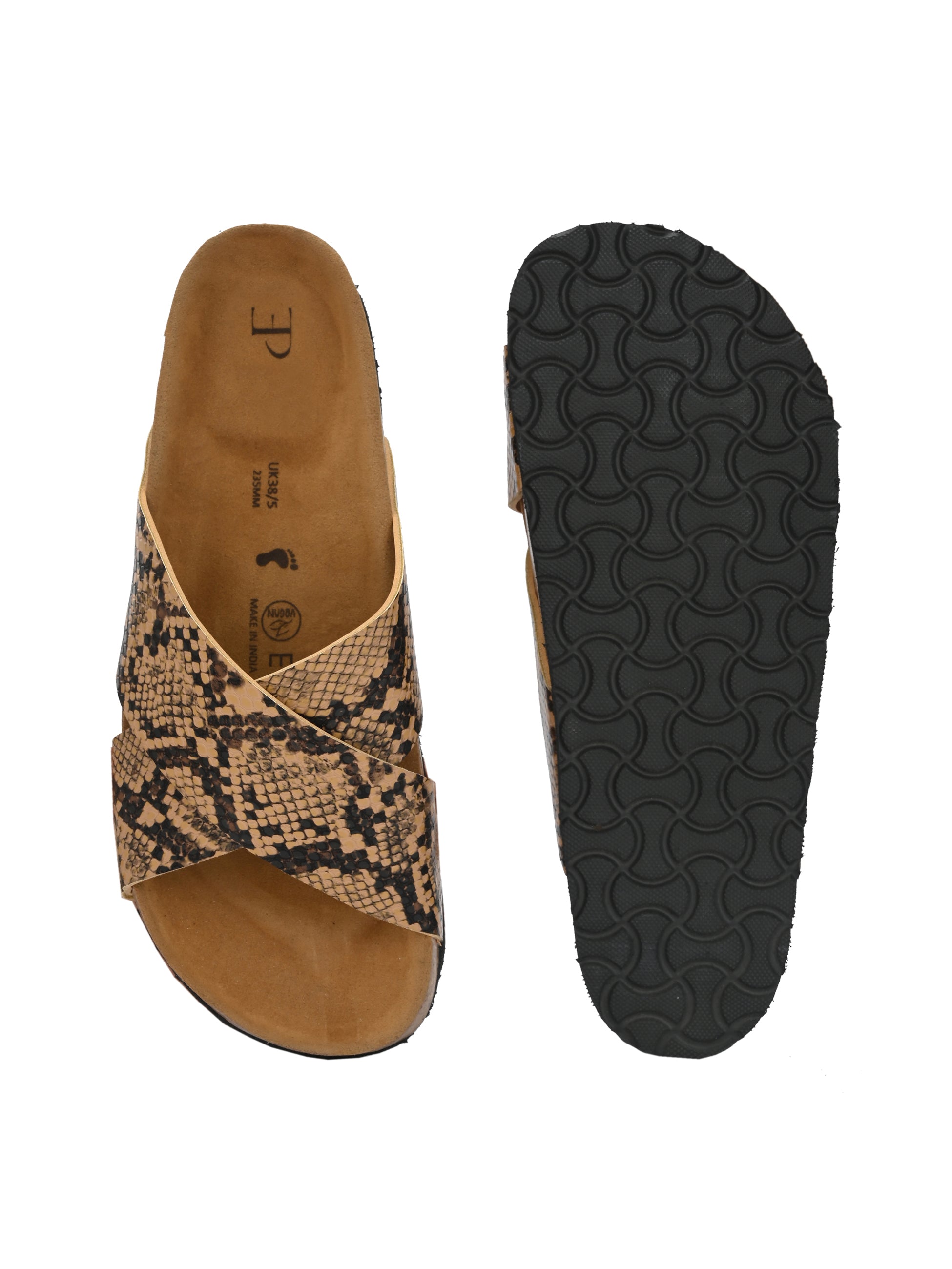 Sable Cross Strap Platform For Women - El Paso Fashion