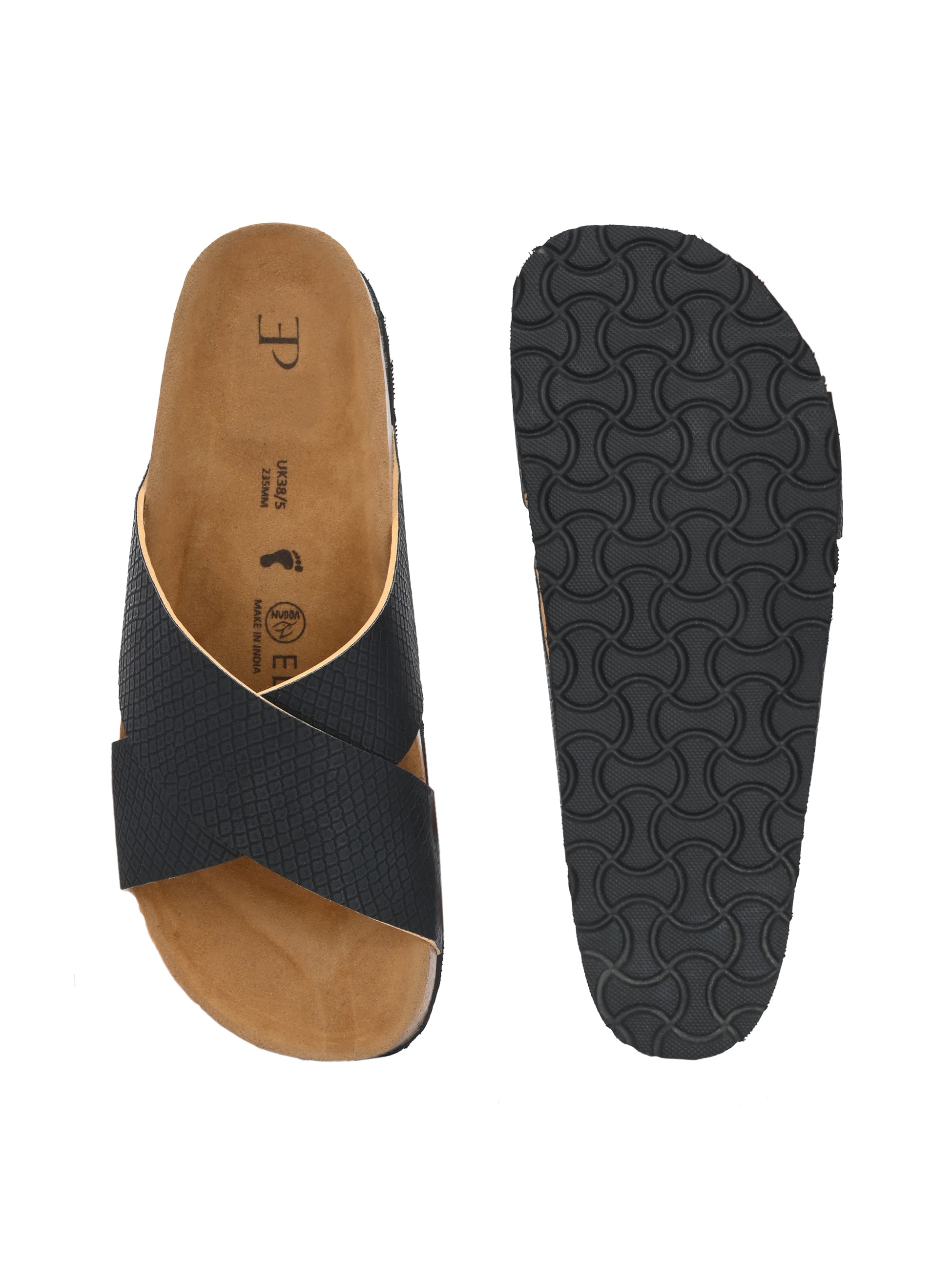 Sable Cross Strap Platform For Women - El Paso Fashion
