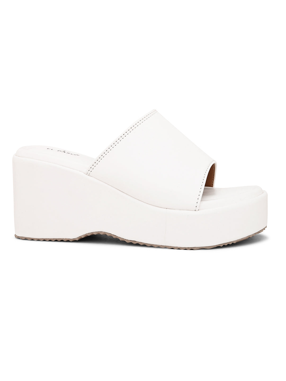 White slip-On Heels For Women