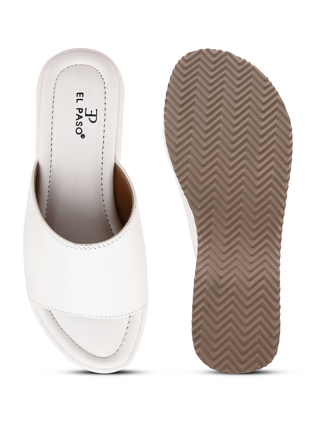 White slip-On Heels For Women