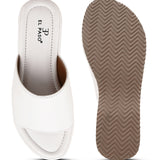 White slip-On Heels For Women