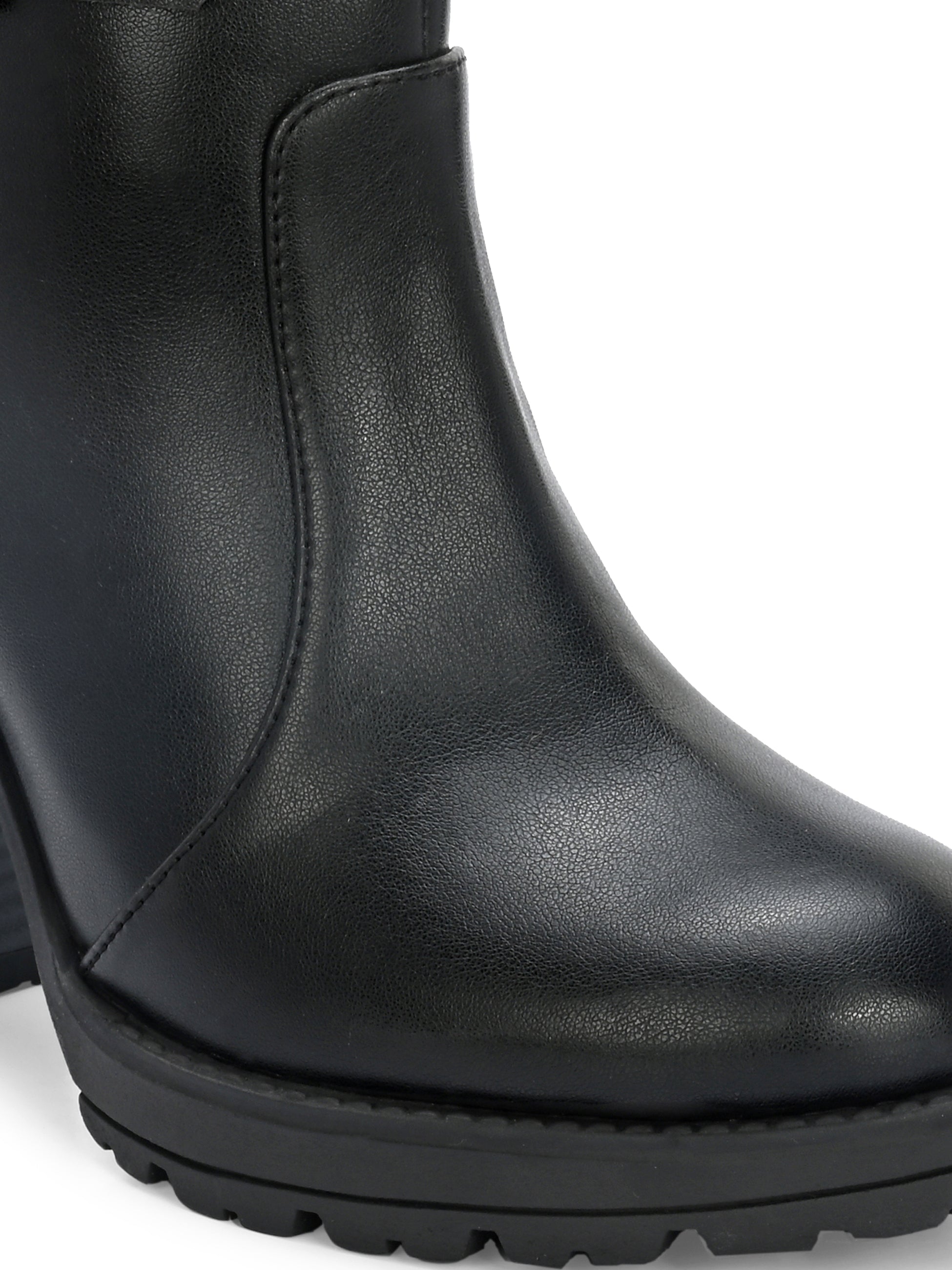 High-Heel Classic Black Boots For Women