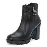 High-Heel Classic Black Boots For Women