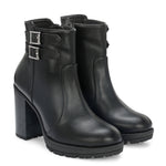 High-Heel Classic Black Boots For Women