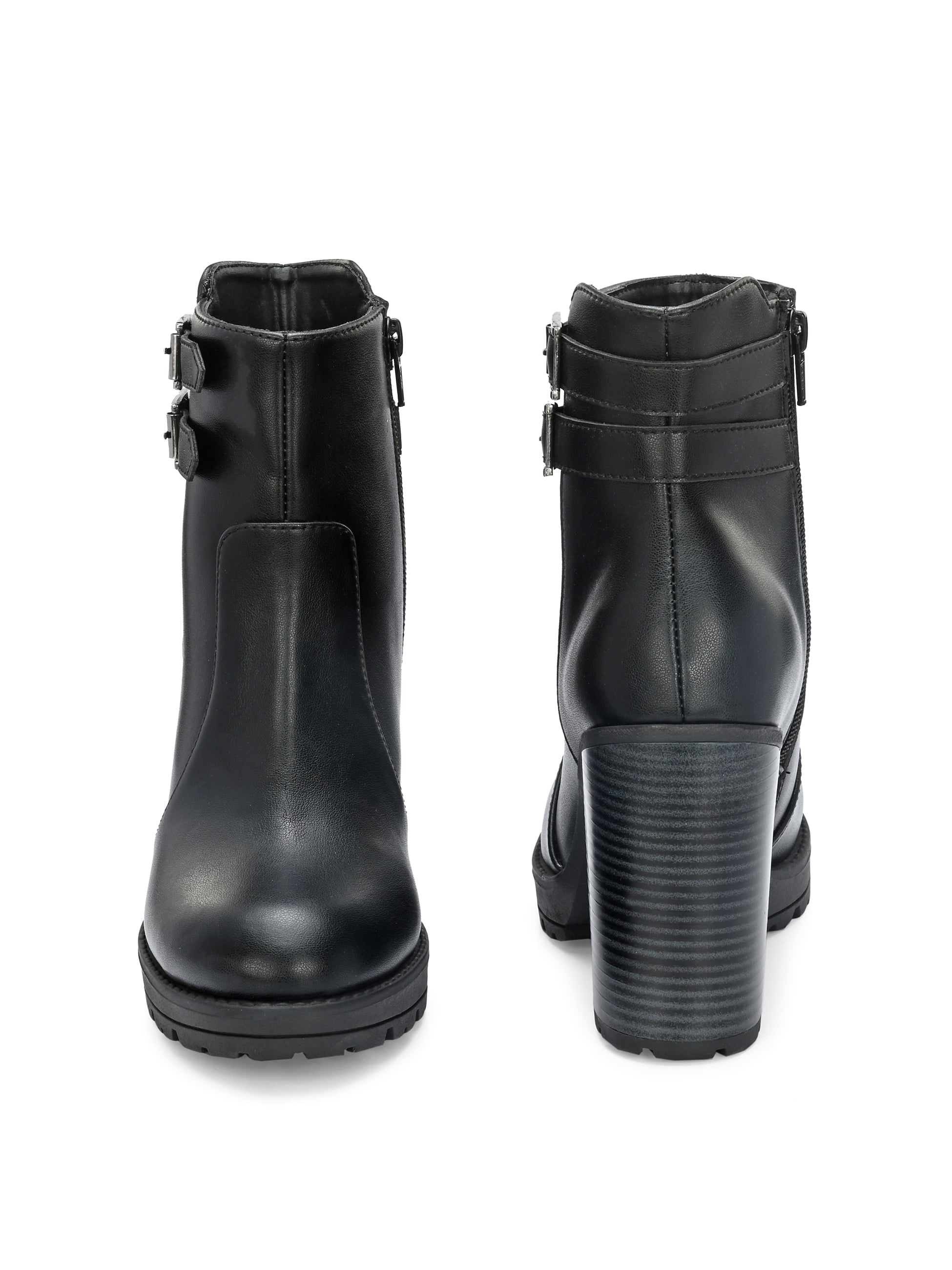 High-Heel Classic Black Boots For Women