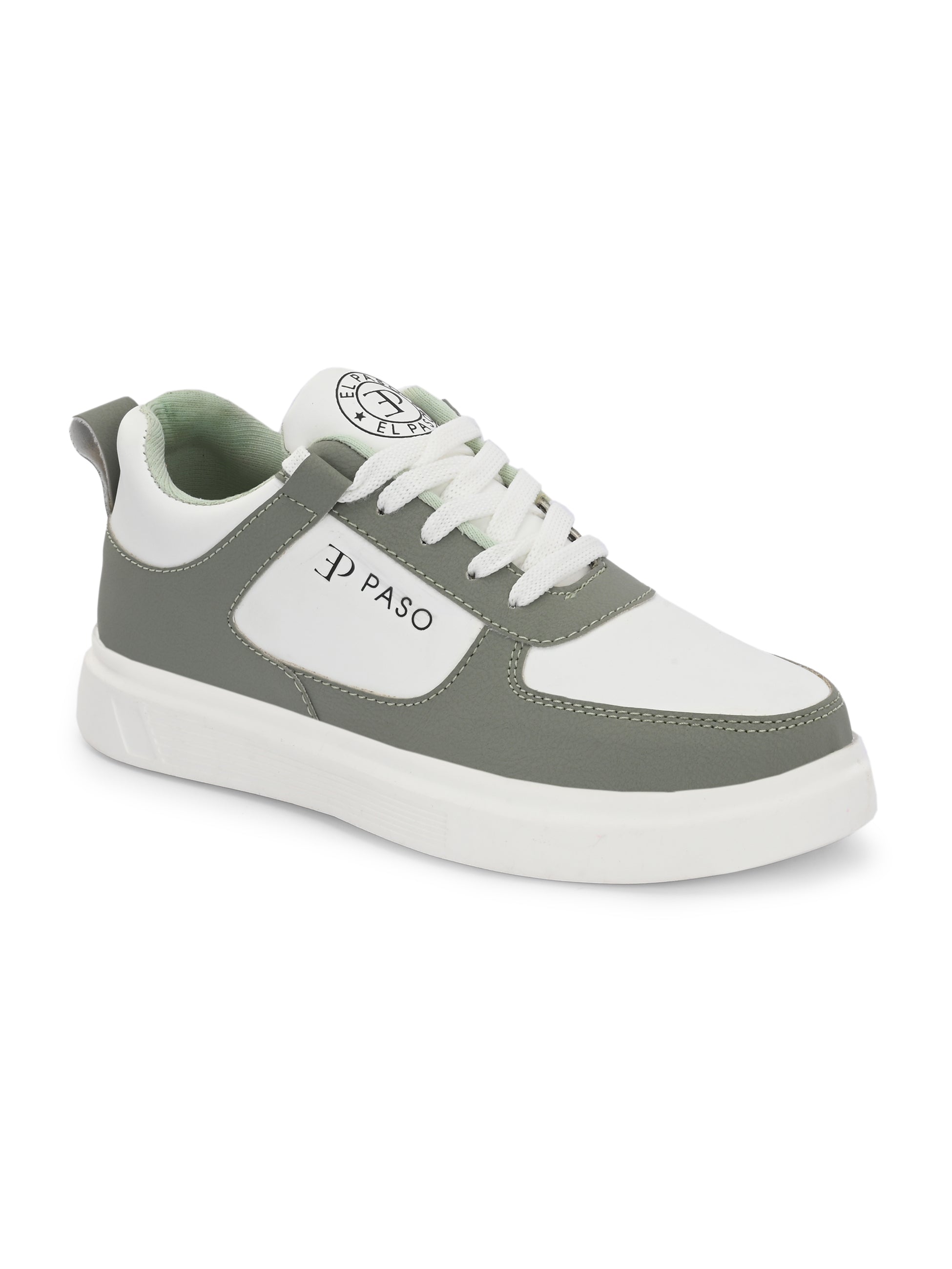 Lace-Up Platform Heel Sneakers