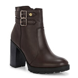 Midnight High-Heeled Ankle Boot For Women