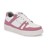Lace-Up Platform Heel Sneakers