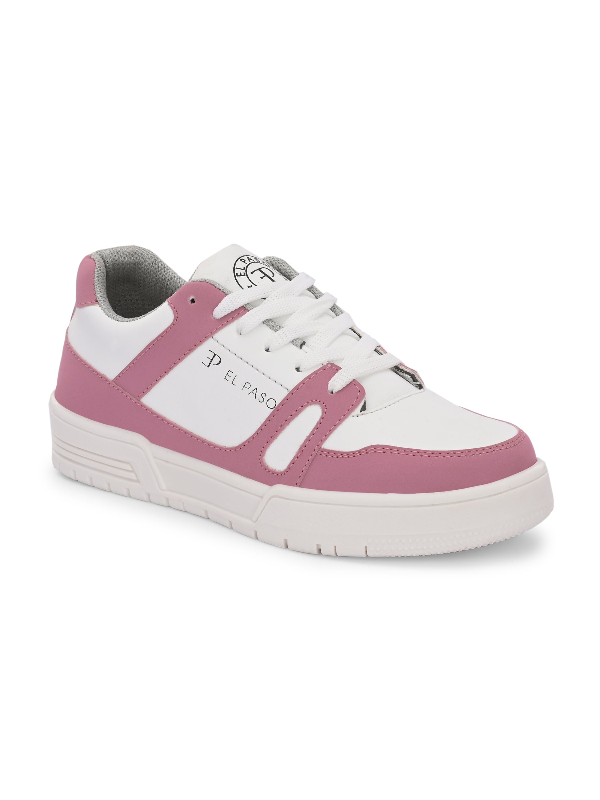 Lace-Up Platform Heel Sneakers
