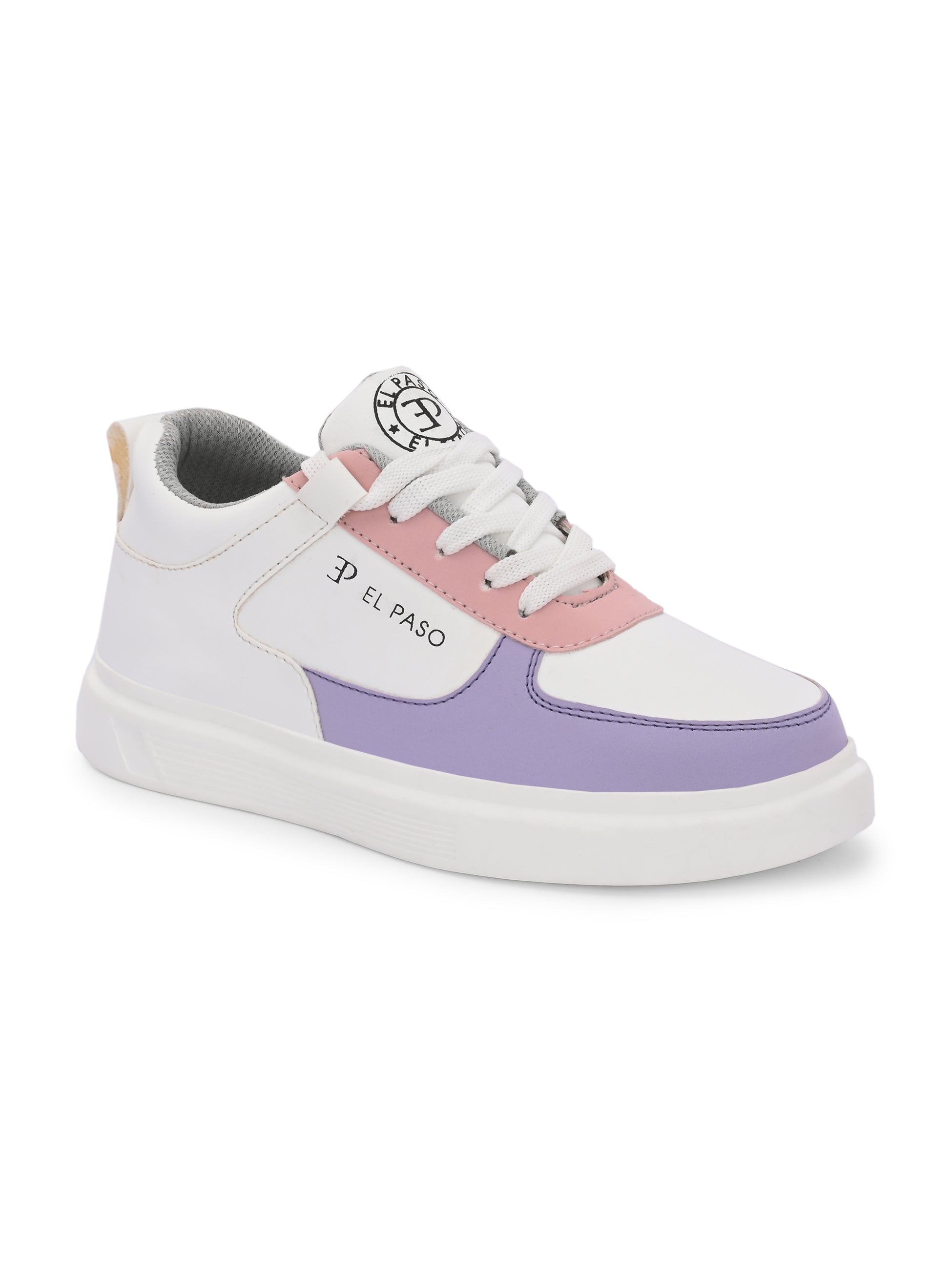 Lace-Up Platform Heel Sneakers