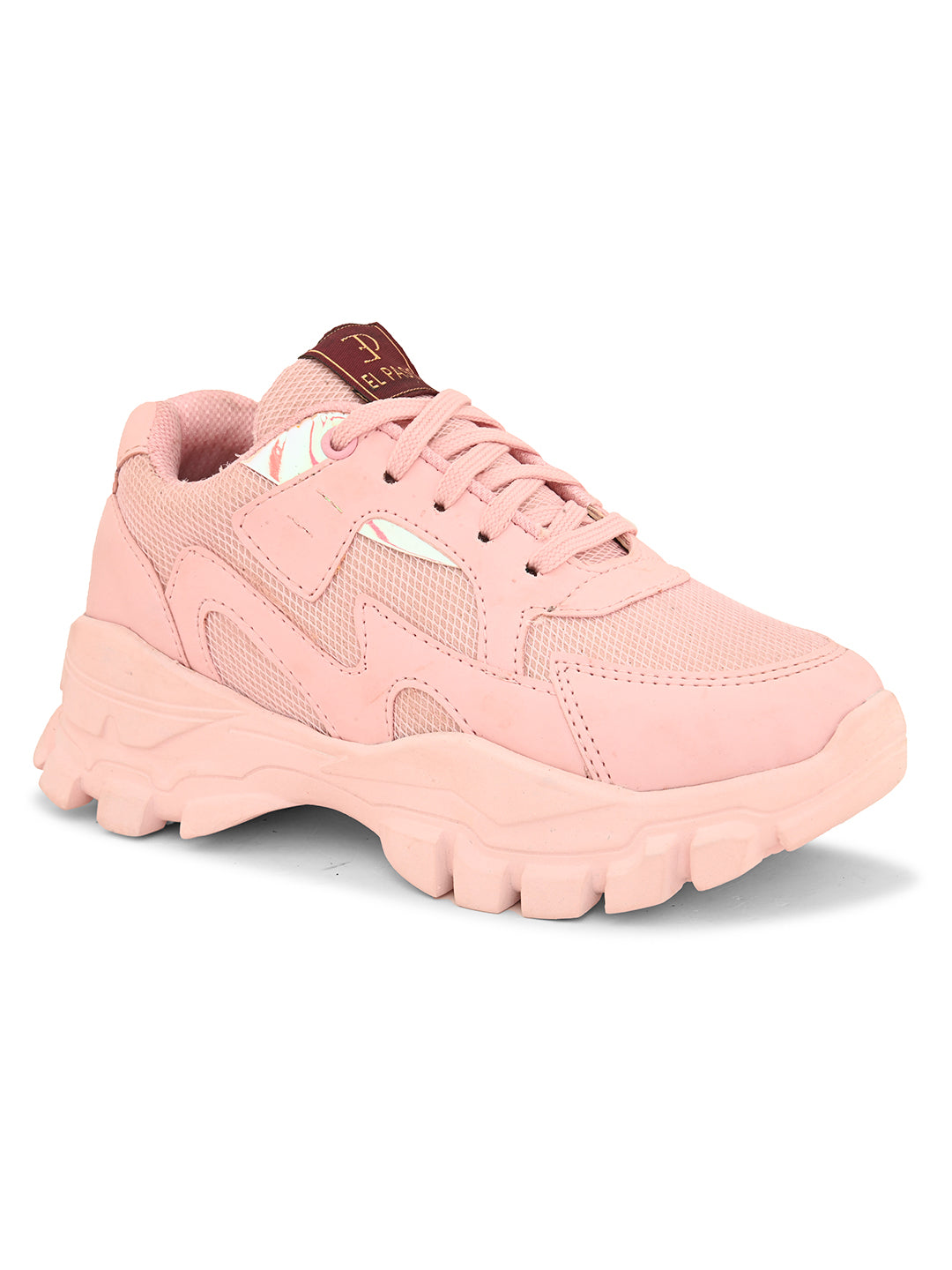 A image of elpaso pink sneaker with a trendy design