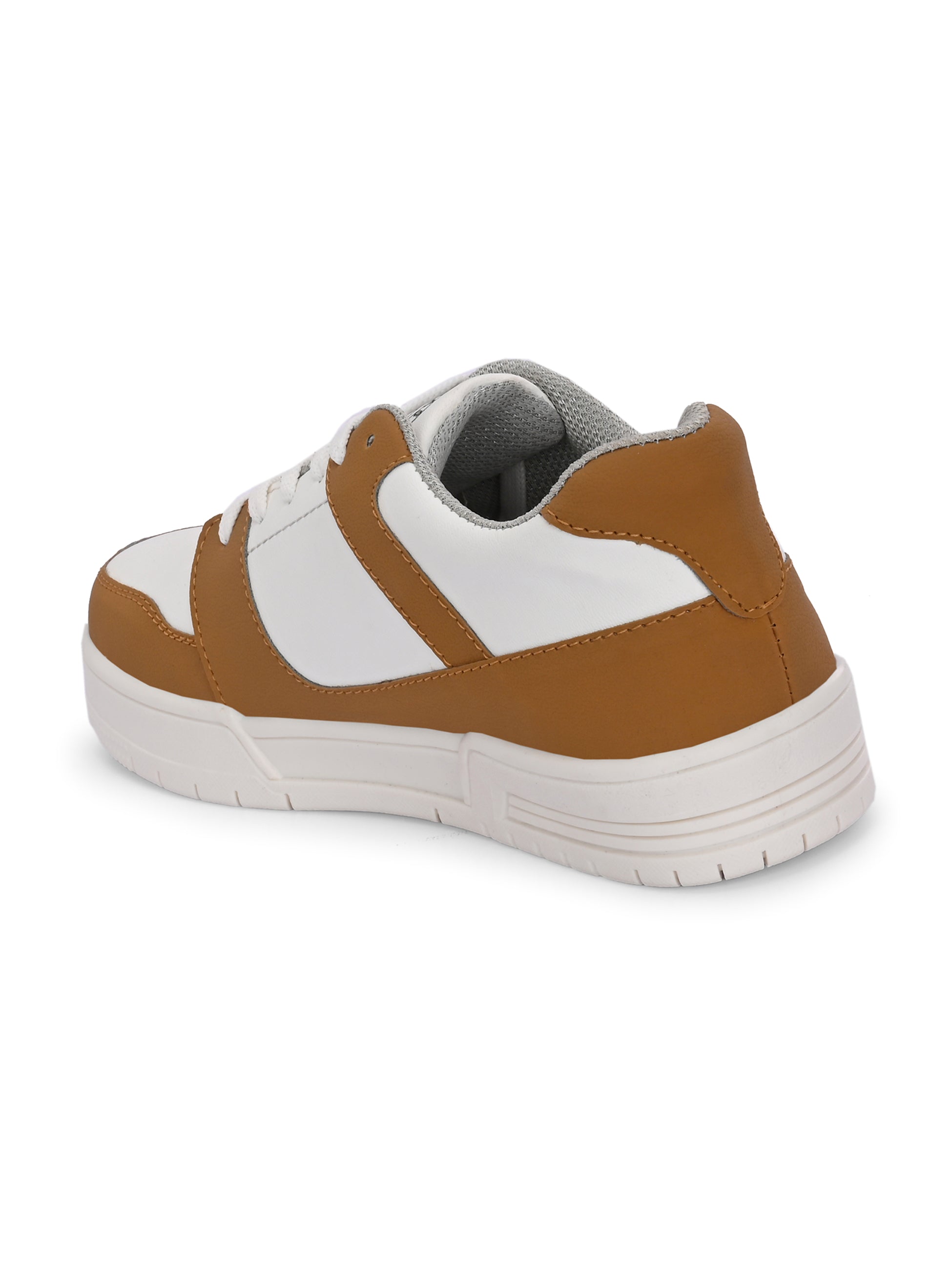 EL PASO Faux Leather Casual Shoes Lace Up Sneakers For Women - El Paso Fashion