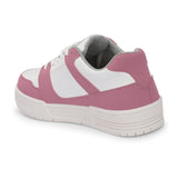 Lace-Up Platform Heel Sneakers