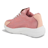 Women Solid Round Toe Lightweight Sneakers