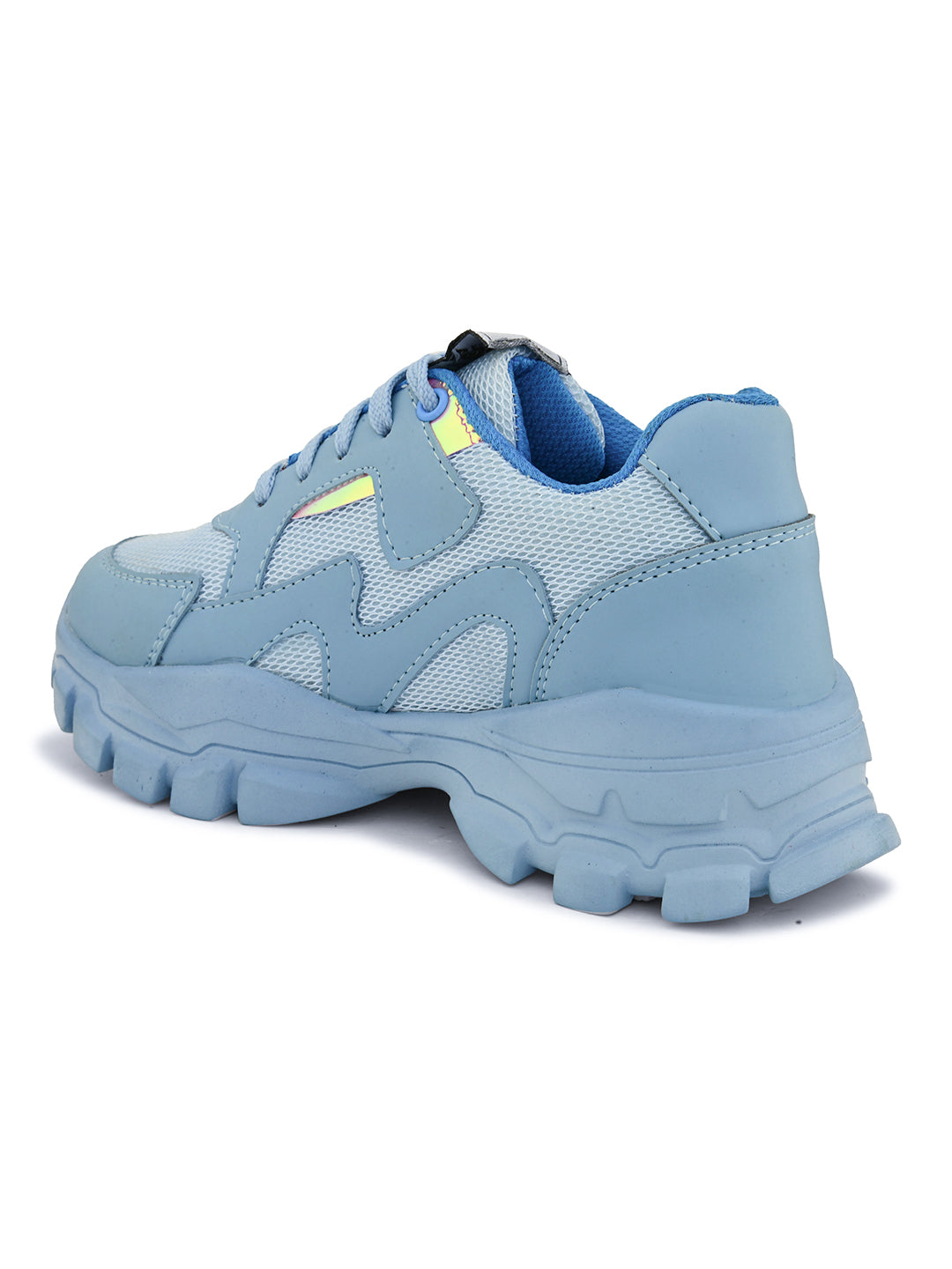 A image of elpaso light blue sneaker with a trendy design