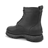 EL PASO Women Faux Leather Casual Lace Up Boots