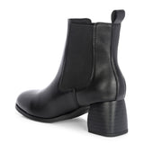 EL PASO Women Faux Leather Casual Slip On Boots