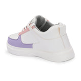 Lace-Up Platform Heel Sneakers