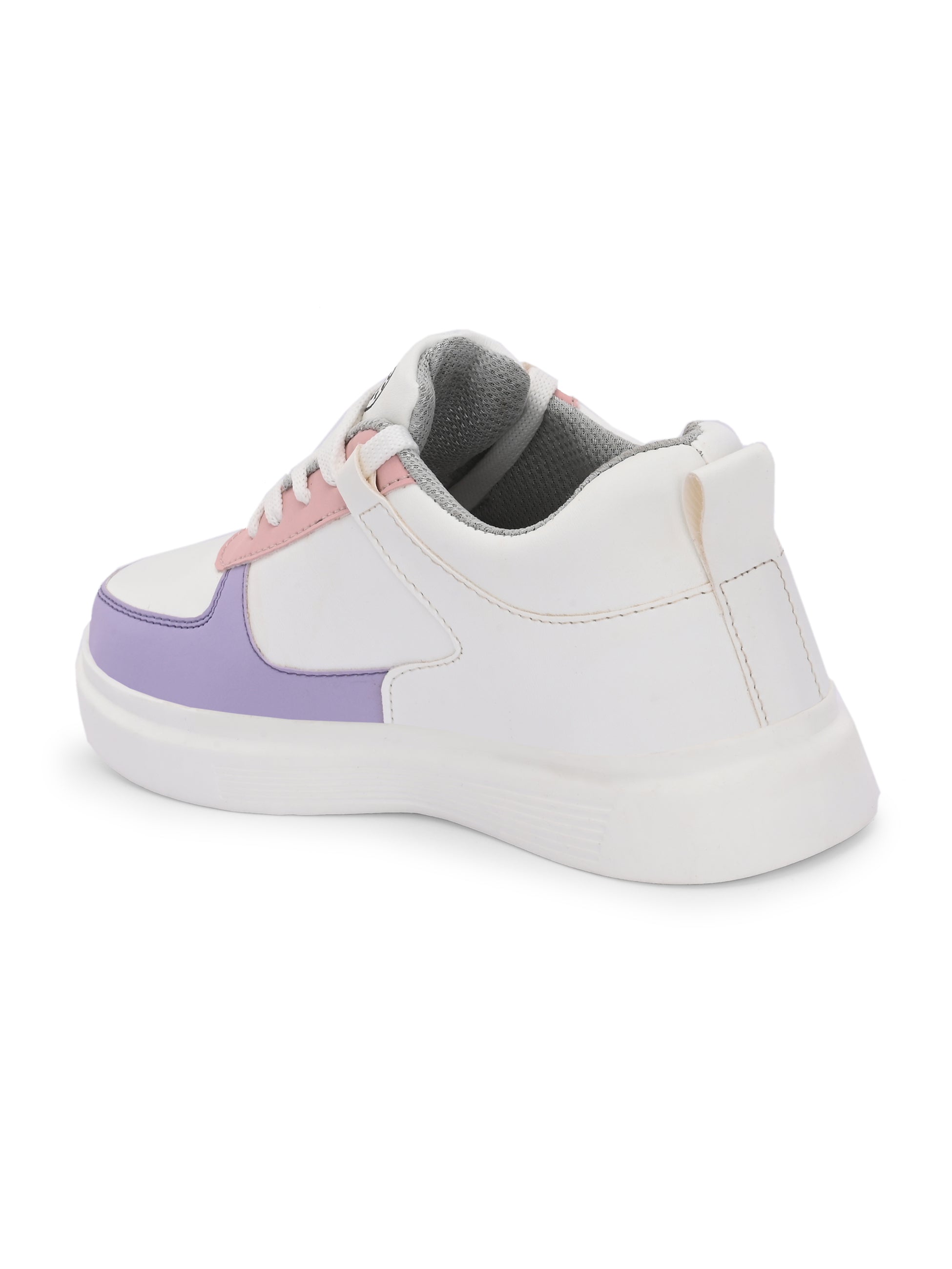 Lace-Up Platform Heel Sneakers
