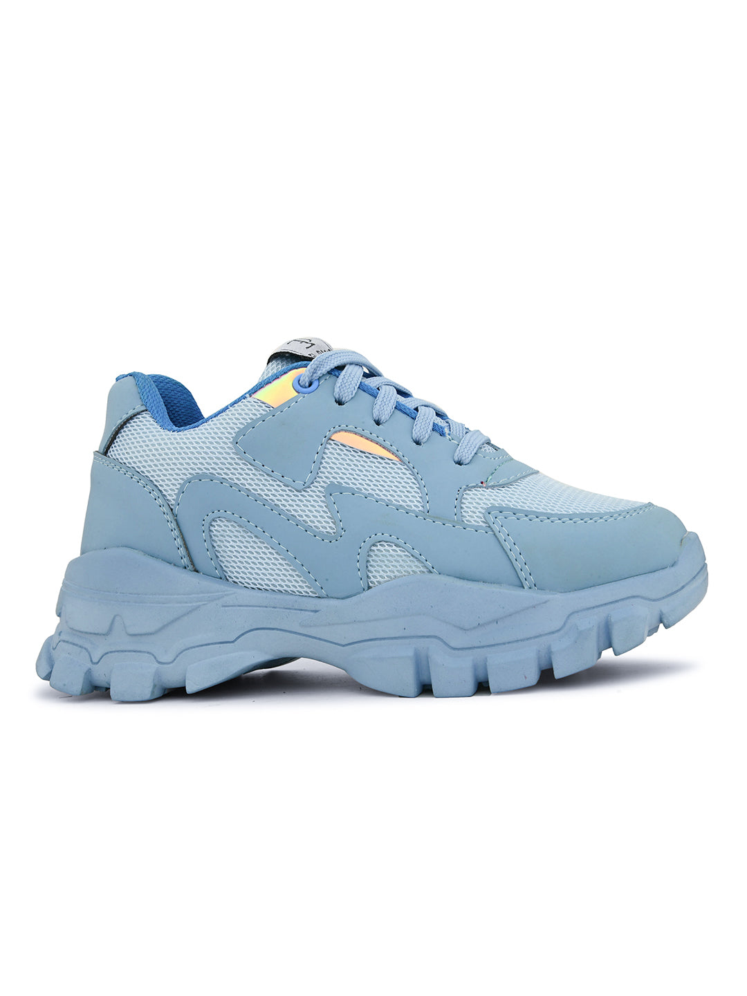 A image of elpaso light blue sneaker with a trendy design